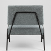 Кресло Теллинг шенилл серо-синий Stool Group LV-116-M77-01