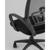 Кресло офисное TopChairs Simple чёрный Stool Group OUE-2501 black