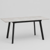 Стол Batu New 120-160 D80 Ароза светлая подстолье черное Stool Group AV 1209/1-1200/800-U701-9005