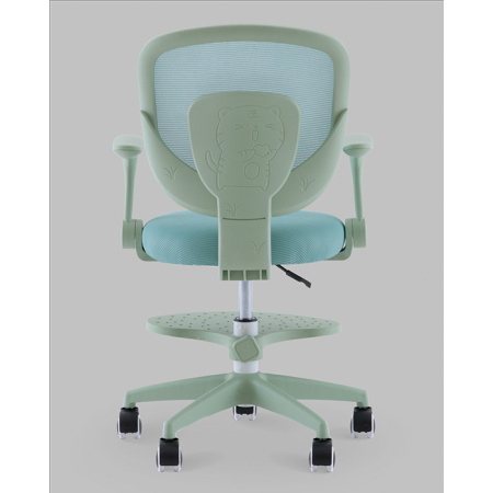 Кресло компьютерное TopChairs Mila голубой Stool Group OUE-2541 blue