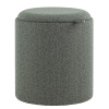 Пуф с ящиком Хюгге S букле зелёный Stool Group 19B260LХM LX-13