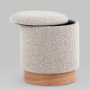 Пуф с ящиком Холли XS букле бежевый Stool Group 21B810BCB-S BCB-2