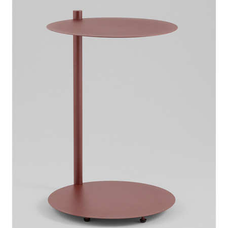 Журнальный столик Siara металл бордовый Stool Group MT-214 DB-032