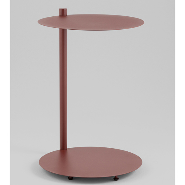 Журнальный столик Siara металл бордовый Stool Group MT-214 DB-032