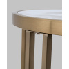 Журнальный столик Алиада D55 светлая керамика Stool Group EET-279-BRCG