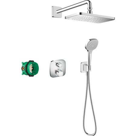Душевая система термостатическая встраиваемая Croma Hansgrohe 27953000