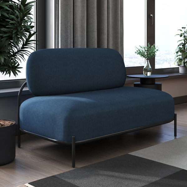 Диван Стоун рогожка синий Stool Group vd-dv-stone-f80
