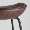 Стул барный Турин коричневый экокожа Stool Group 8319TB BROWN