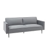 Диван прямой Кассель велюр серый Stool Group vd-cassel-vl12