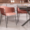 Стул Carmel пыльно-розовый Stool Group DC-3091 2087-5 black legs