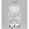 Кресло офисное TopChairs Core серый Stool Group OUE-2504-HR w.pl grey mesh