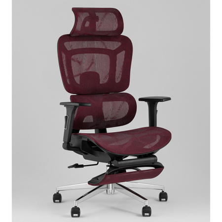 Кресло офисное TopChairs Nimbus бордовый Stool Group YF-W938A bl.sh. ST982-11 wine red