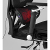Кресло офисное TopChairs Prodigy с оттоманкой чёрный Stool Group D-566 black