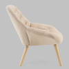 Кресло Олби Страйпс бежевый Stool Group QH-2805K 263-2 dark beige