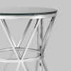 Журнальный столик D50 Вива стекло чёрный Stool Group EET-080