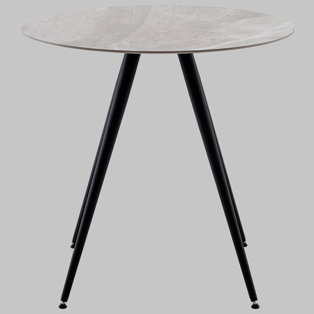 Стол Ники круглый керамика Italian light grey D80 Stool Group vd-niki-ilg-800