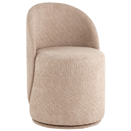 Пуф Loreen вращающийся букле капучино Stool Group LV-100-S112-PM