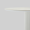 Стол круглый Терралино D90 керамика белый основание белый Stool Group SO 298-86411