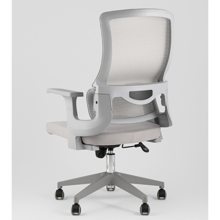Кресло офисное TopChairs Argo серый Stool Group WH-978BG grey