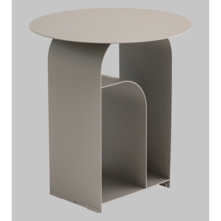 Журнальный столик Arwel металл серый Stool Group MT-140 DB-006