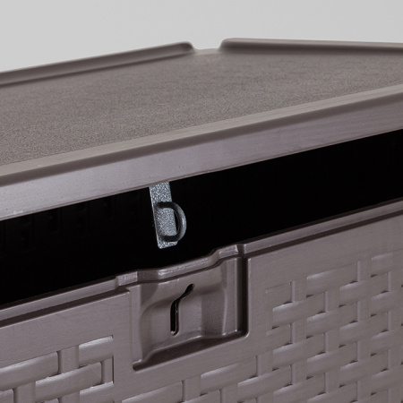 Стол-сундук пластик коричневый 110х55 276л Stool Group YX-DB73H