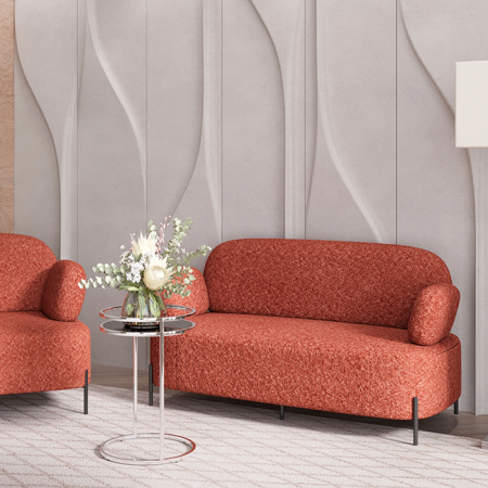 Журнальный столик Гестия 41х60 стекло чёрный Stool Group EET-079